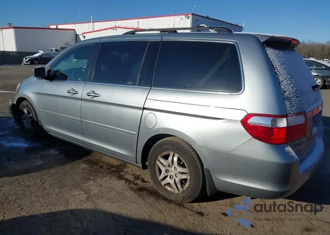 2007 Honda Odyssey Ex z USA, uszkodzony, nr VIN 5FNRL38437B088576